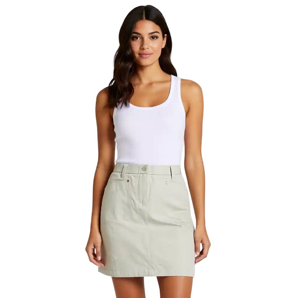 Daily Sports ‎ Lyric Golf Skort White Performance Active Skirt Womens US 6